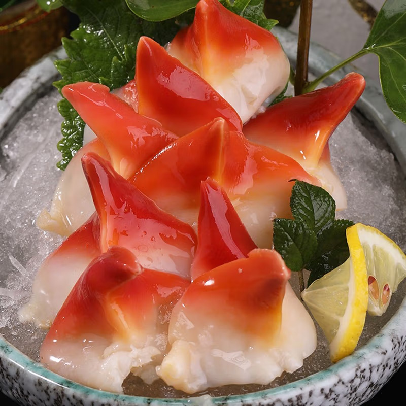 海泽鲜北极贝刺身90g【15到20片装】 寿司食材刺身伴侣 海鲜水产