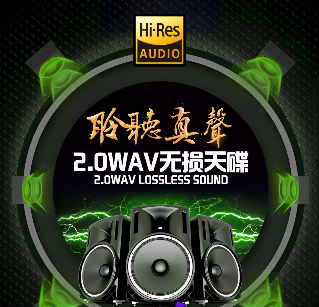 32G真无损WAV2.0好音质630首品质格式即用好声音