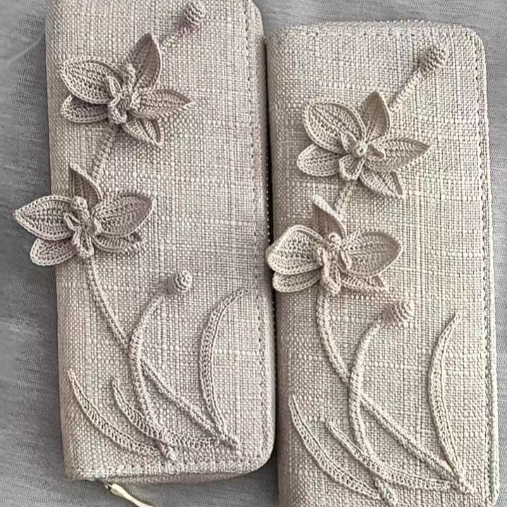 DIY六根装钩针包/针包DIY装饰教程-不含钩针