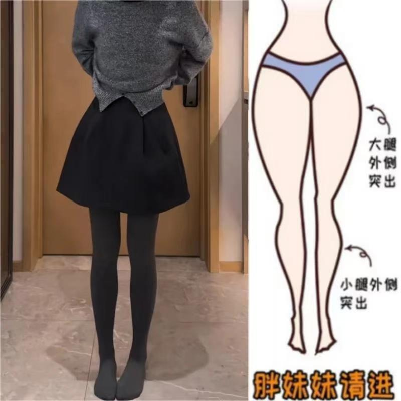 秋冬毛呢黑色A字花苞短裙高腰显瘦半身裙梨形身材休闲百搭裙子女