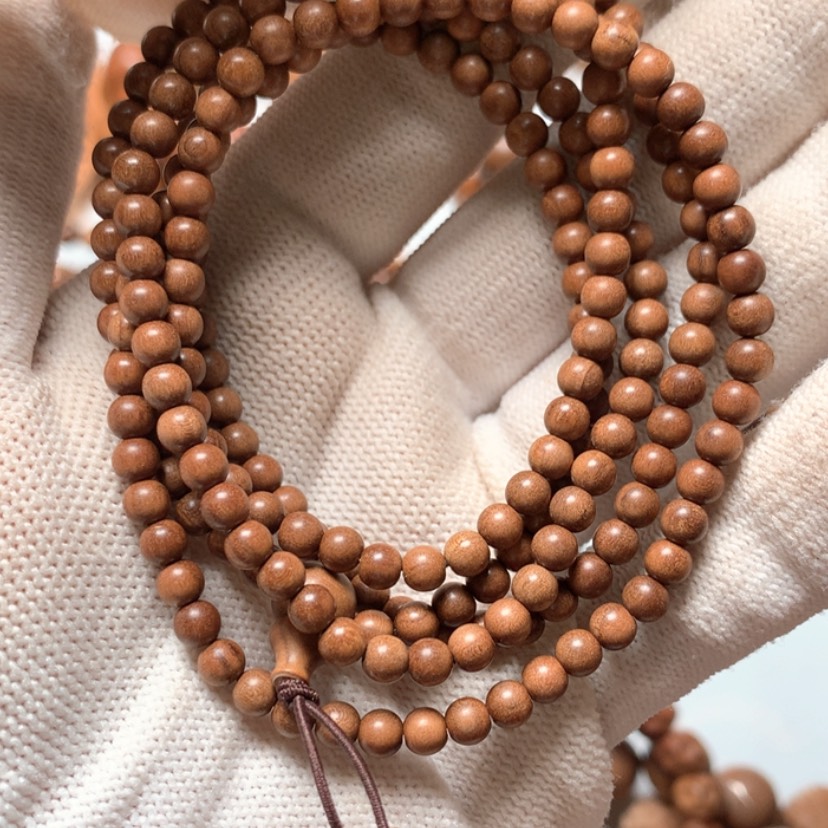 【闪购商品】檀香木手串/手链M**美檀香手链0.4/216