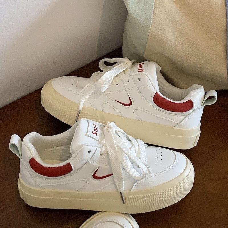 秋冬季回力休闲小白鞋子女202新款学院风百搭潮鞋港风复古小众ins