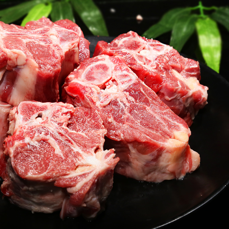 汇柒鲜内蒙新鲜羊蝎子5斤 羊蝎子火锅生羊肉羊脊骨