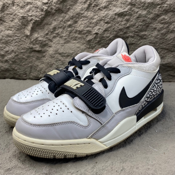 42码/市场价999/Nike AJ 312 Low 白灰 低帮 板鞋 二手无盒
