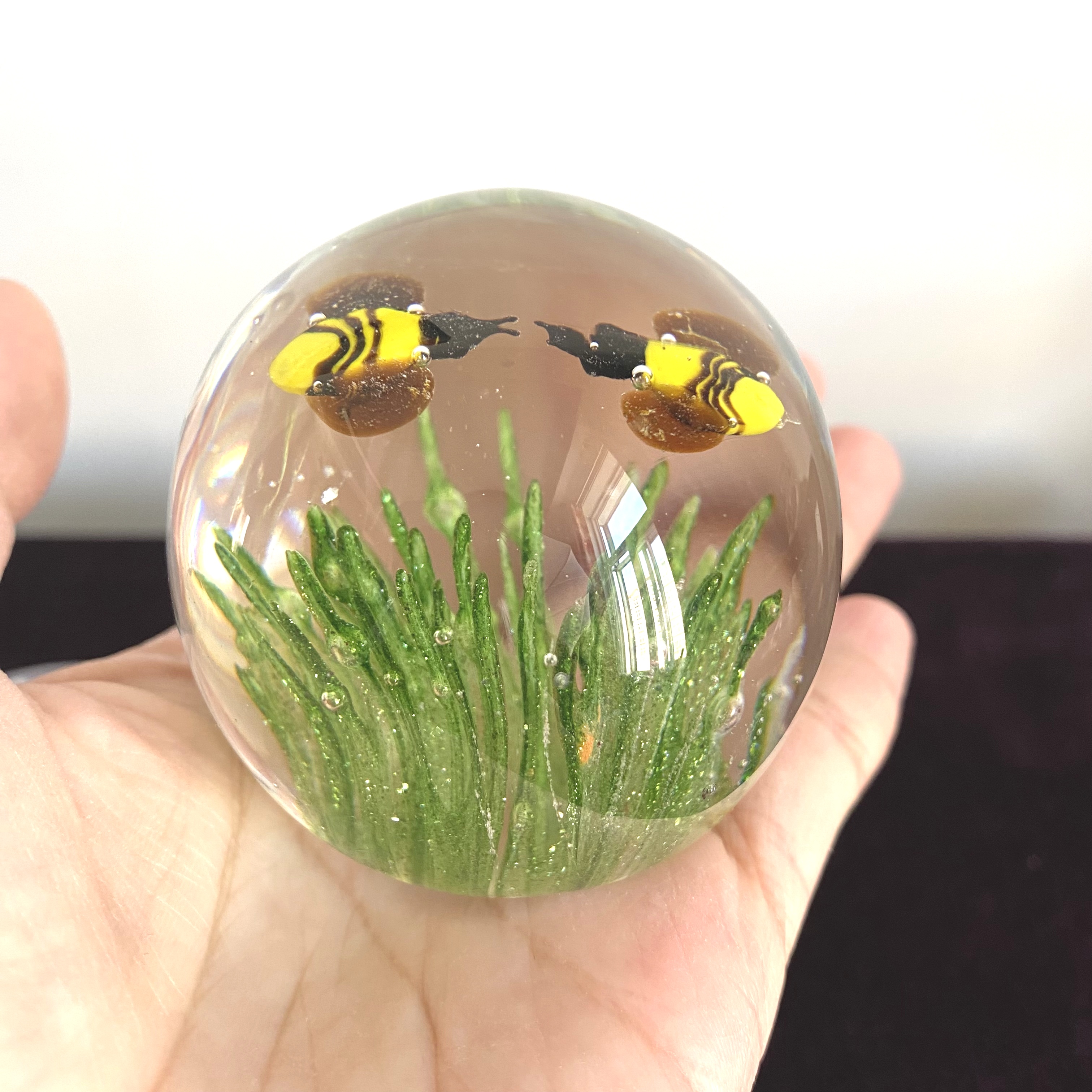 淄博博山大观园老琉璃蜜蜂花球