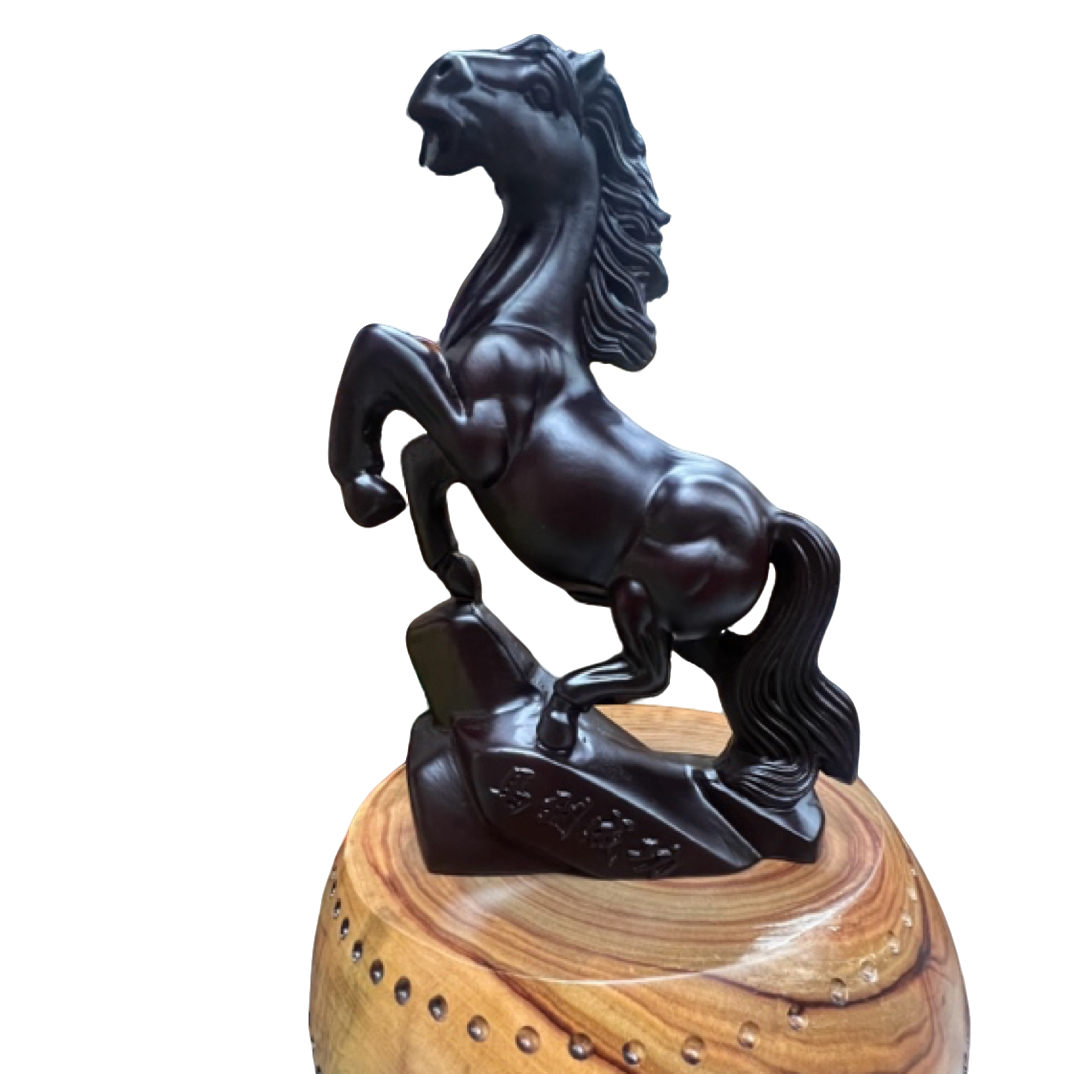 （木雕哥专属）马到成功～立马发财精致摆件