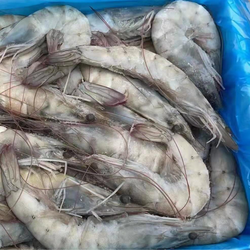 30-40盐冻虾一盒4斤净重3.3-3.5