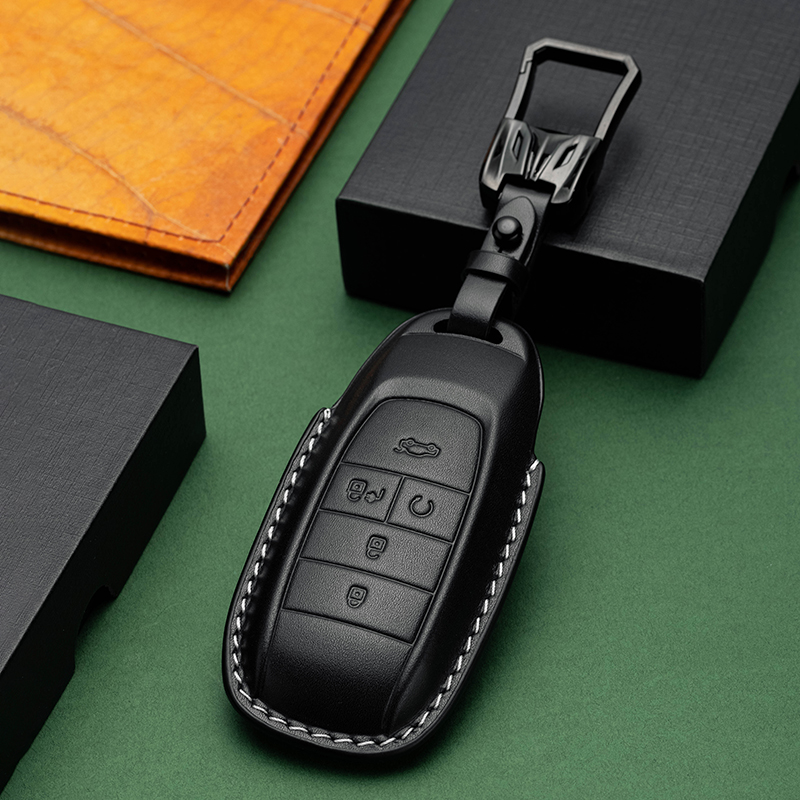 专用广汽埃安yPlus钥匙套2024款aions汽v车lx580魅s保护壳7真皮包