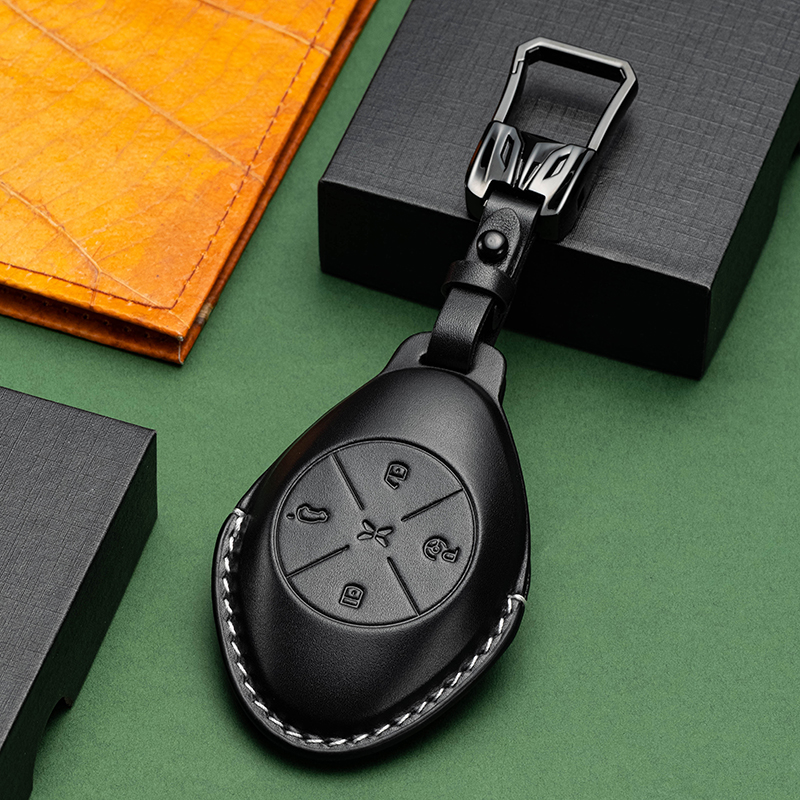 适用小鹏p7钥匙套p5新款g3汽车g3i真皮g9全包P7i高档g6包扣