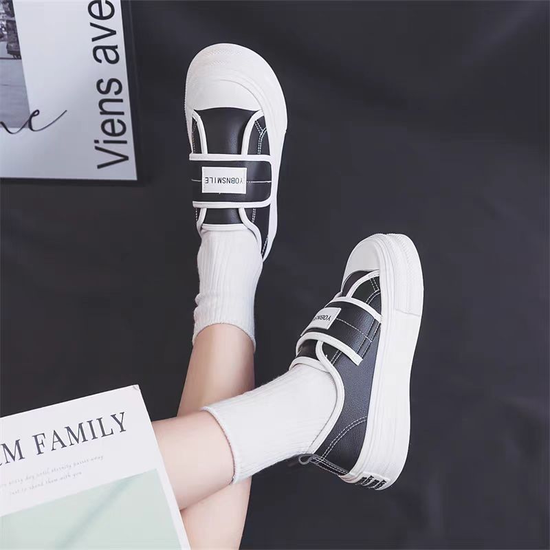 TT专属 H1283【宠粉福利】百搭休闲鞋潮流魔术贴板鞋