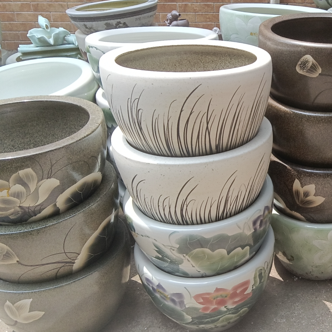 庭院陶瓷大缸大门海清库存《保证不漏水》