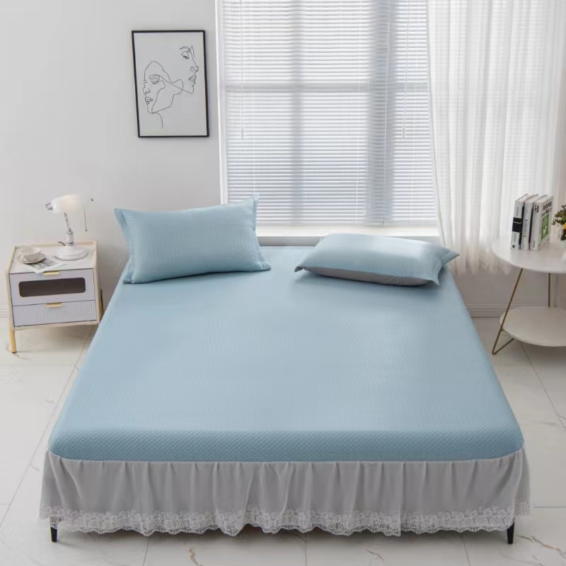 超高货专柜品质包装凉席豆豆席自带凉感三件套舒适柔软可机洗