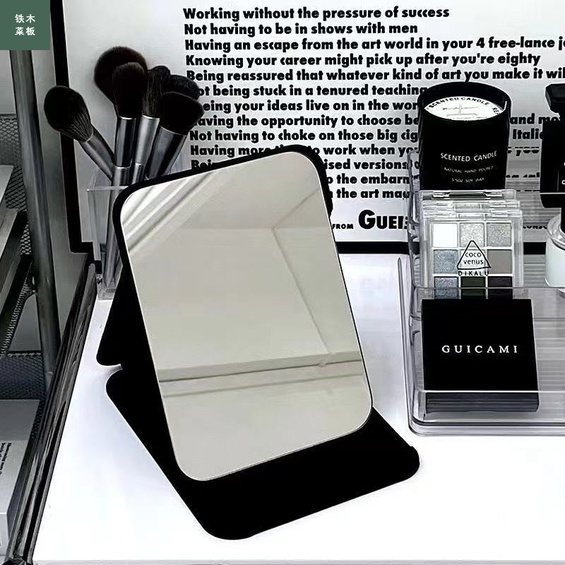 甩卖】化妆镜台式桌面ins镜子便宜几毛钱梳妆外出宿舍便携式随身折