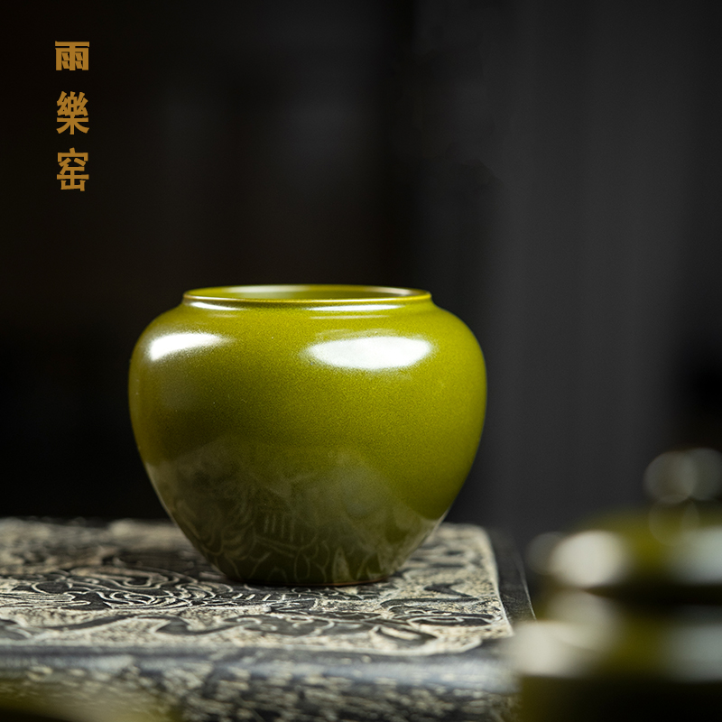 雨乐窑茶叶末釉建水