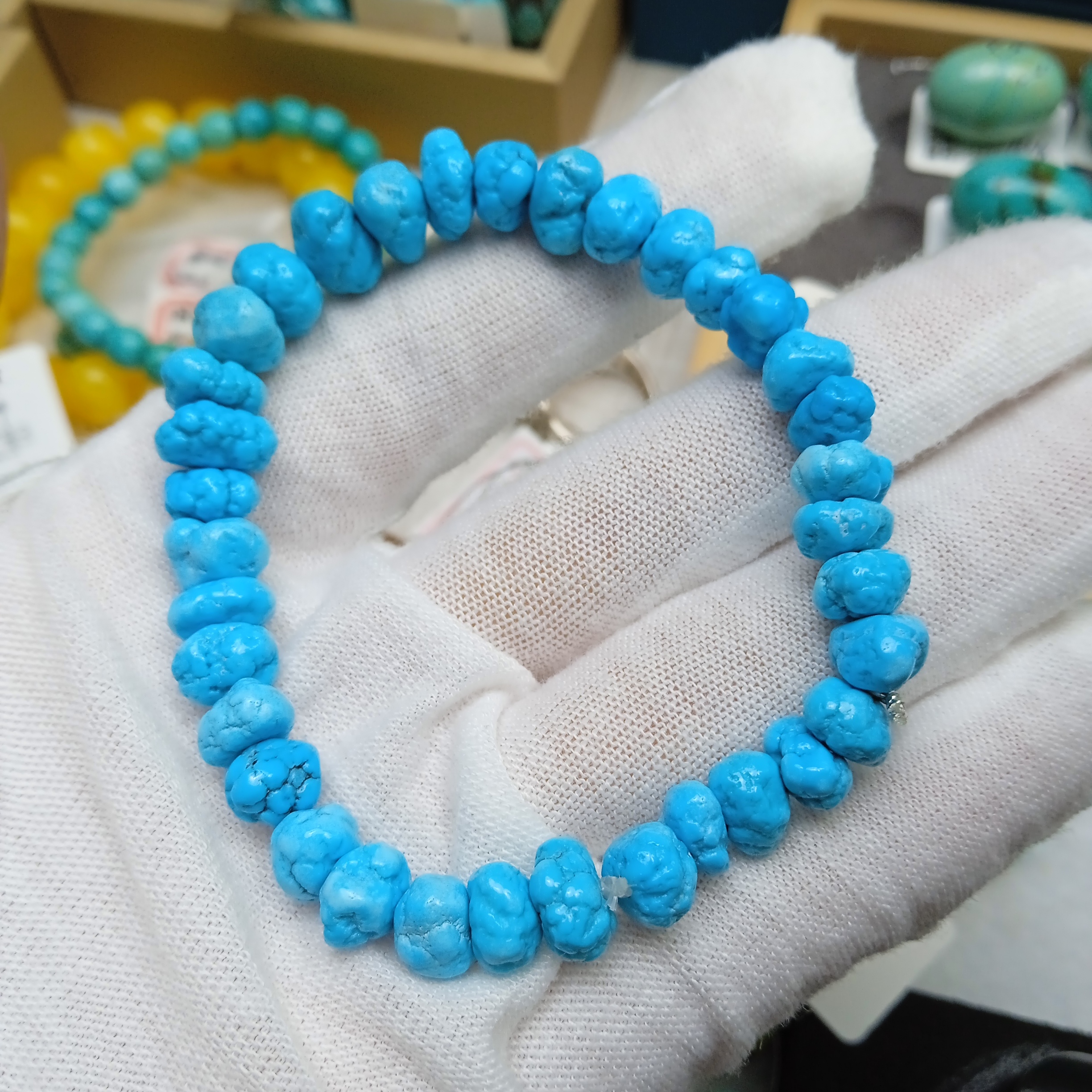 原矿绿松石配饰挂件