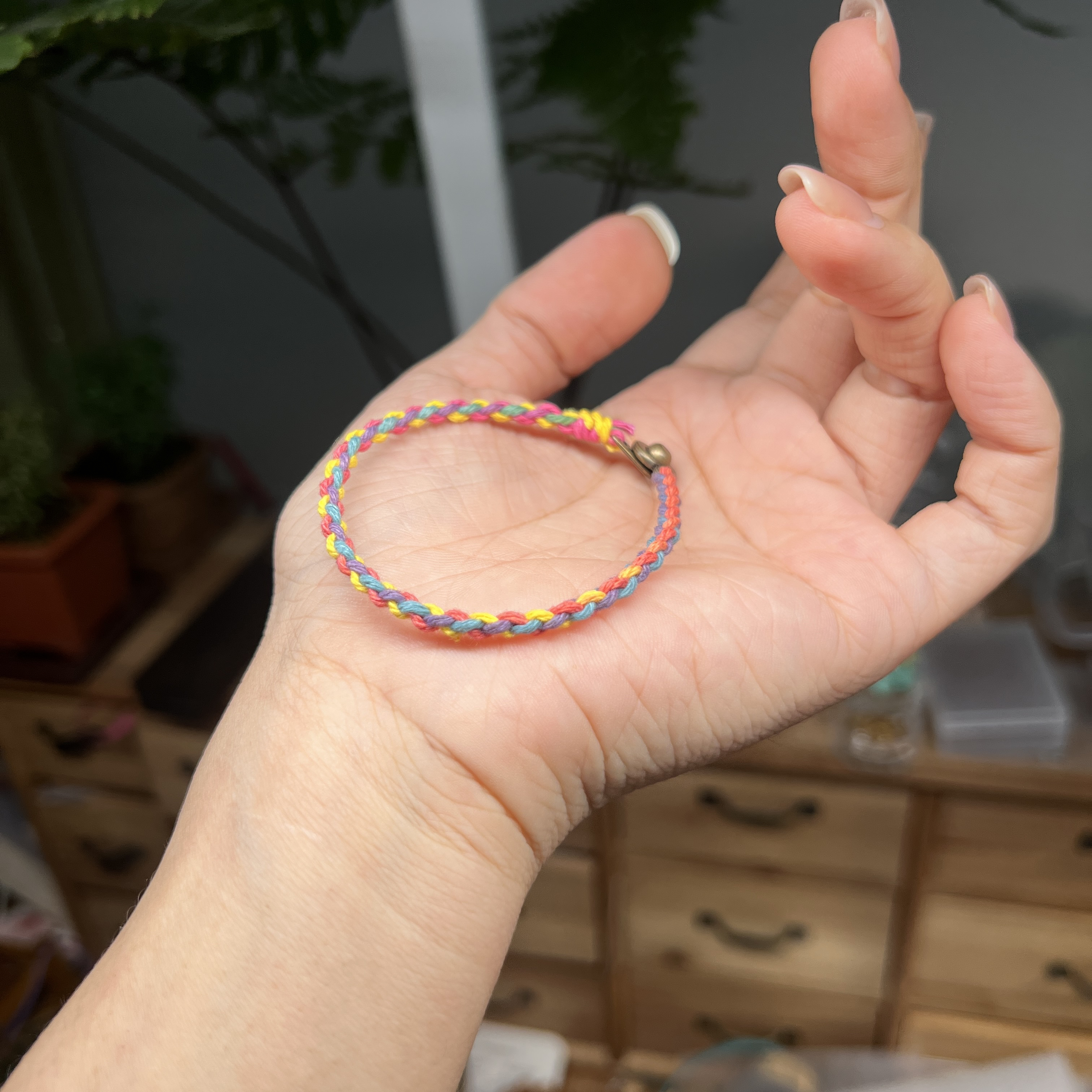 非金属布艺手链 渐彩（多样性发货）｜手工编织 藏式手绳 原创设计