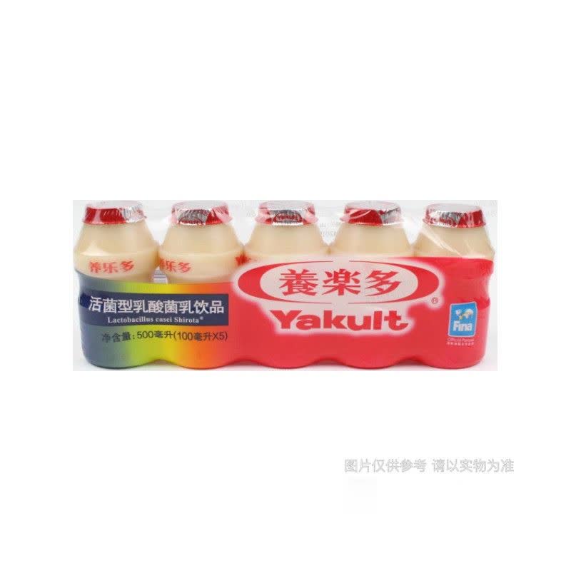 养乐多 活性乳酸菌饮品整板（红）100ml*5瓶/组