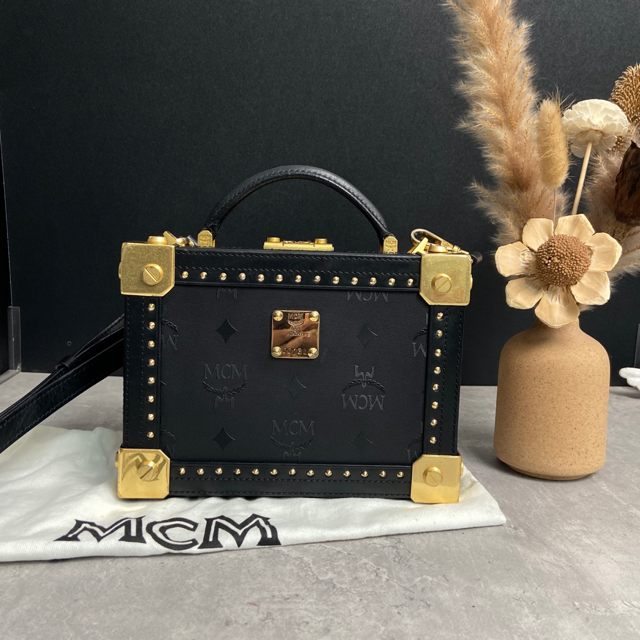 95新 MCM mcm盒子包95新