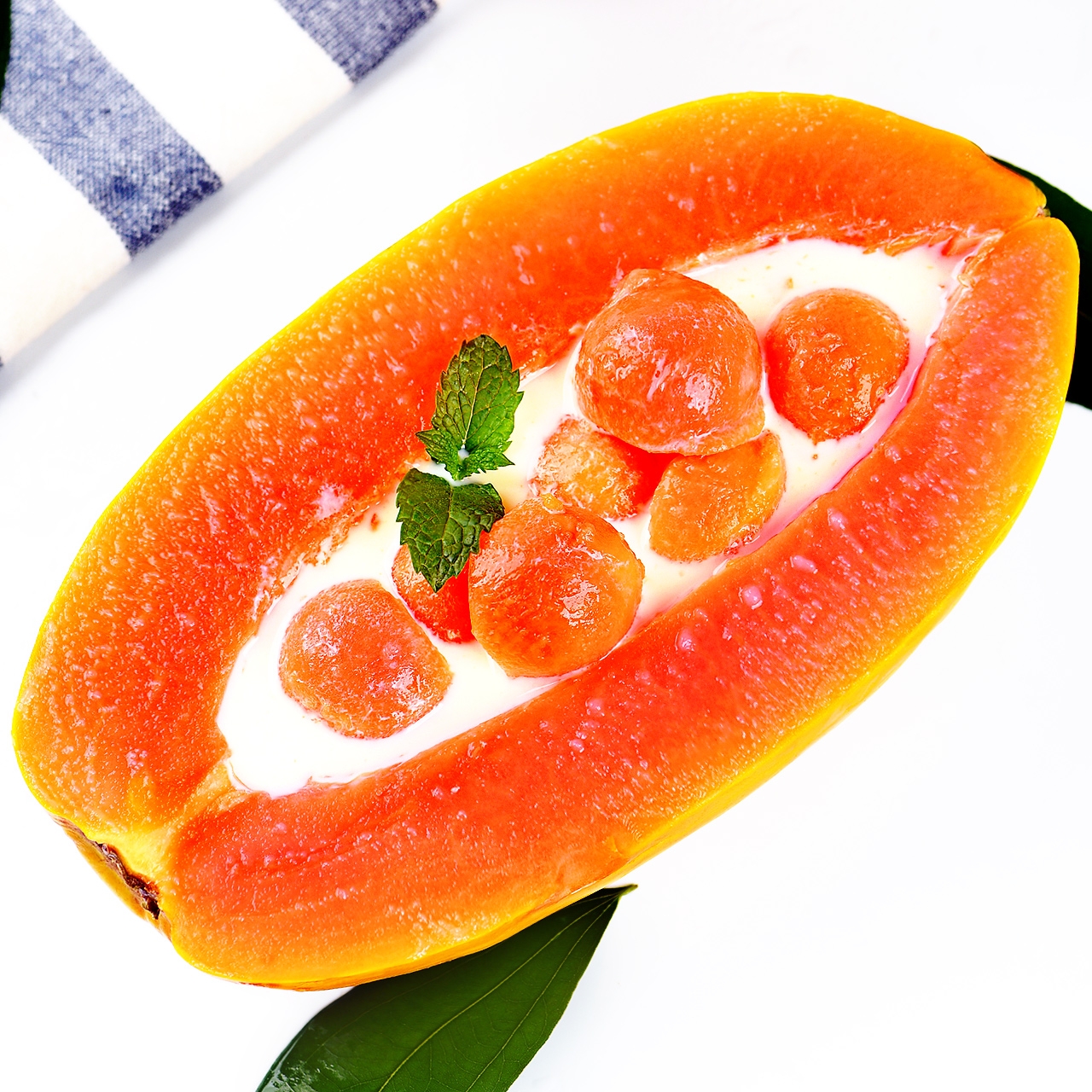 【嘉鑫】海南红心冰糖木瓜新鲜水果带箱10斤包邮味道香甜饱满多汁可