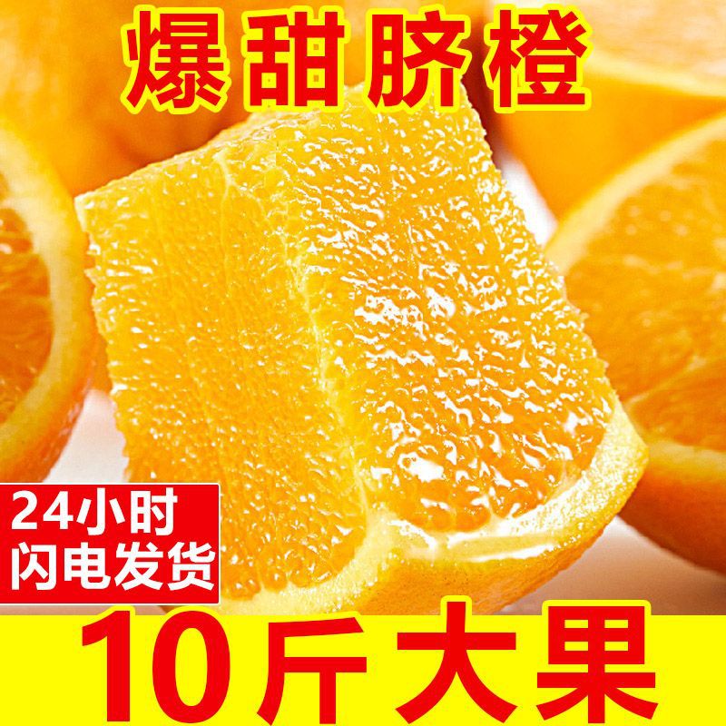 【嘉鑫】橙子批发新鲜脐橙10斤应当季湖南麻阳冰糖甜橙子20非赣南2/