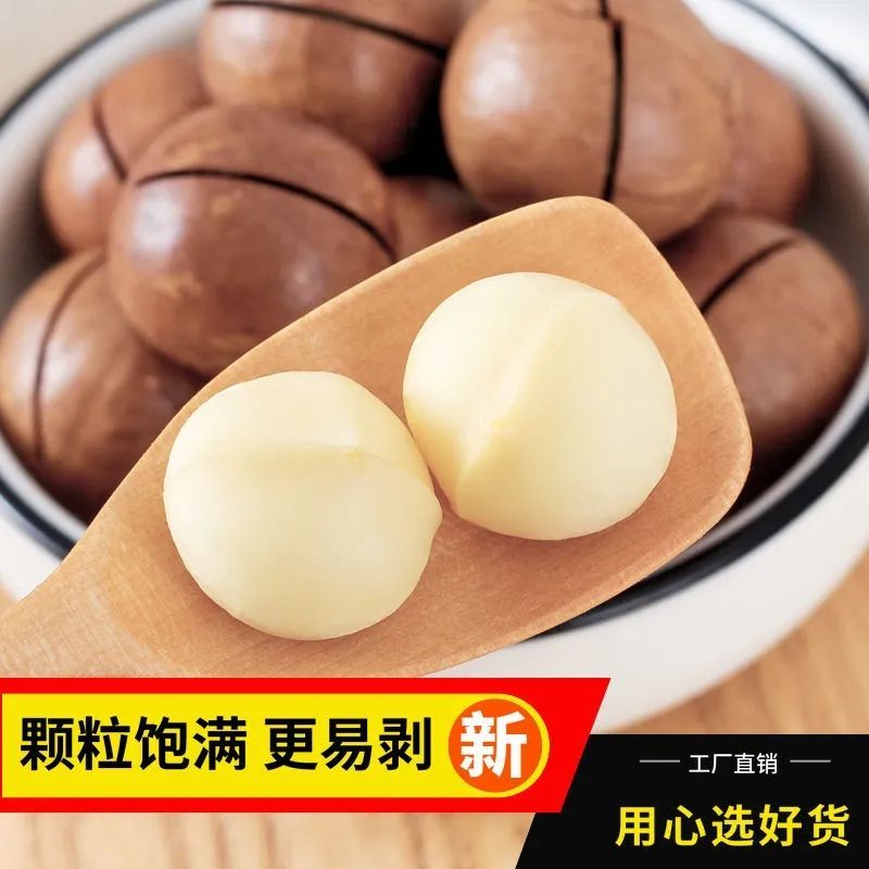 夏威夷果奶油味坚果颗粒罐装营养年货原味圆润饱满奶香味零食16g