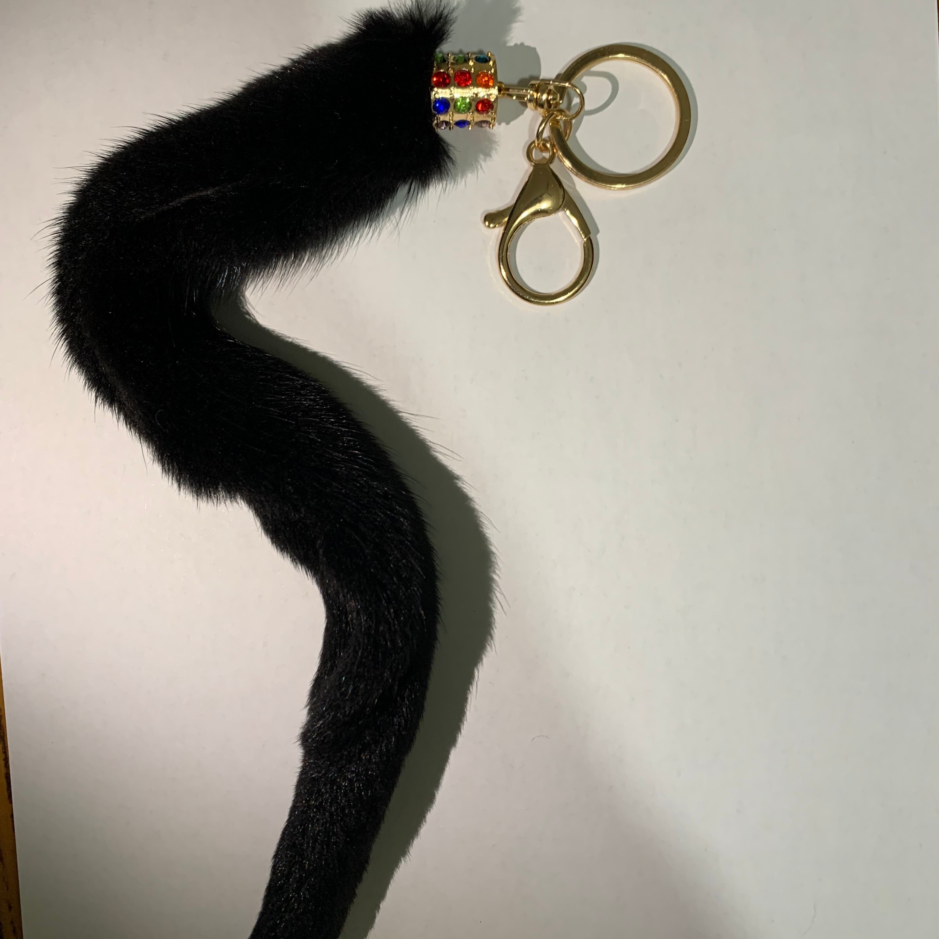 2022貂皮尾巴钥匙扣