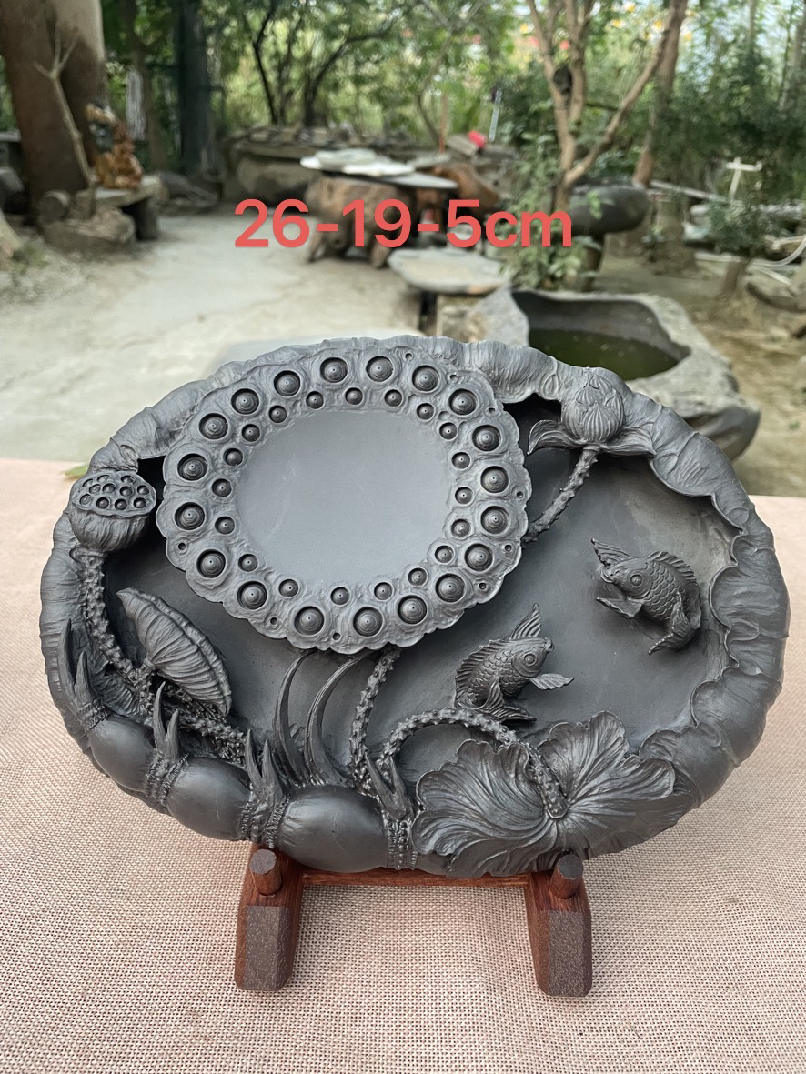 黎氏端砚，精美摆件，石质细腻，雕刻精细，合适家里办公室摆设太美了