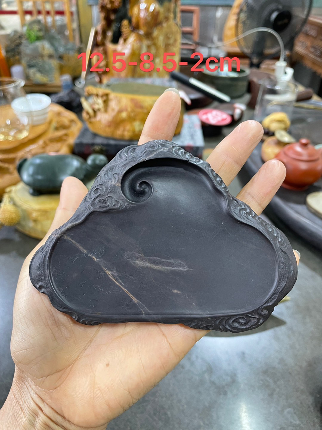 黎氏端砚，精美老坑，石质细腻，石品丰富，值得购买，值得收藏