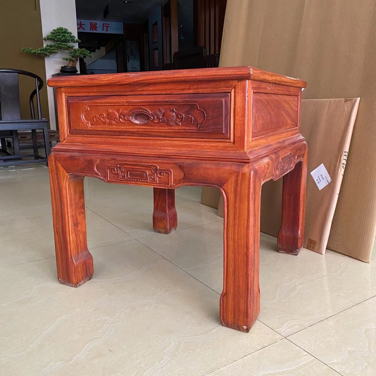 沙发边几角几小桌子小茶几迷你小方桌电视边柜实木客厅花几古典