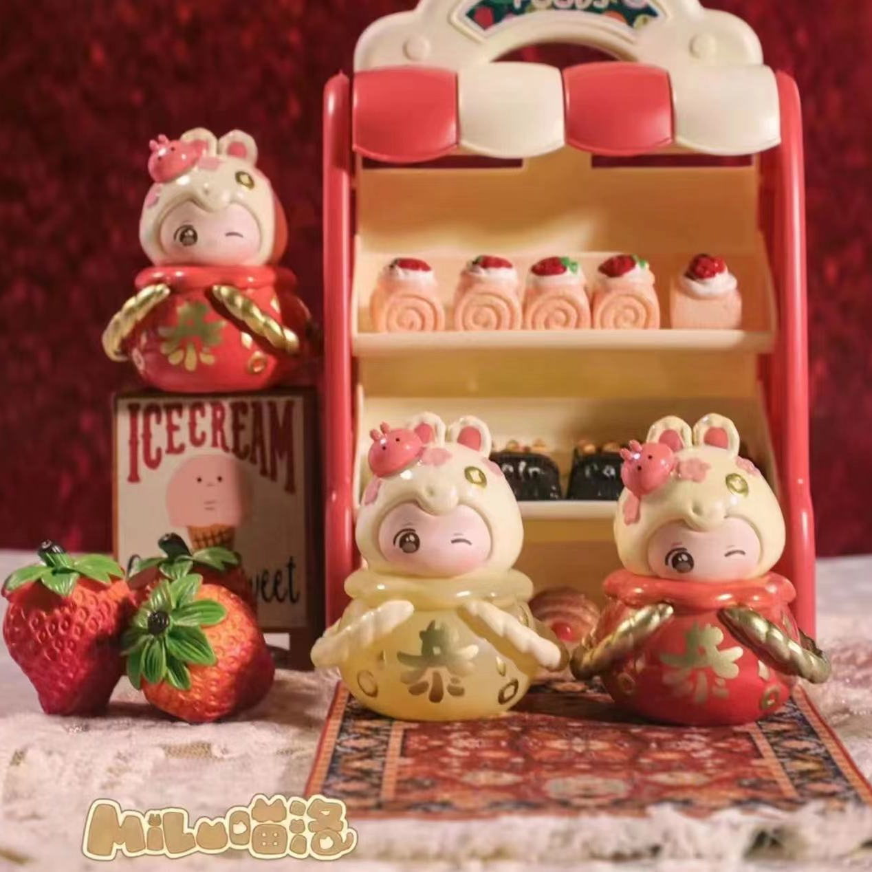 【确认款】喵洛十二生肖福福好运盲盒手办磁吸透色电镀礼物摆件