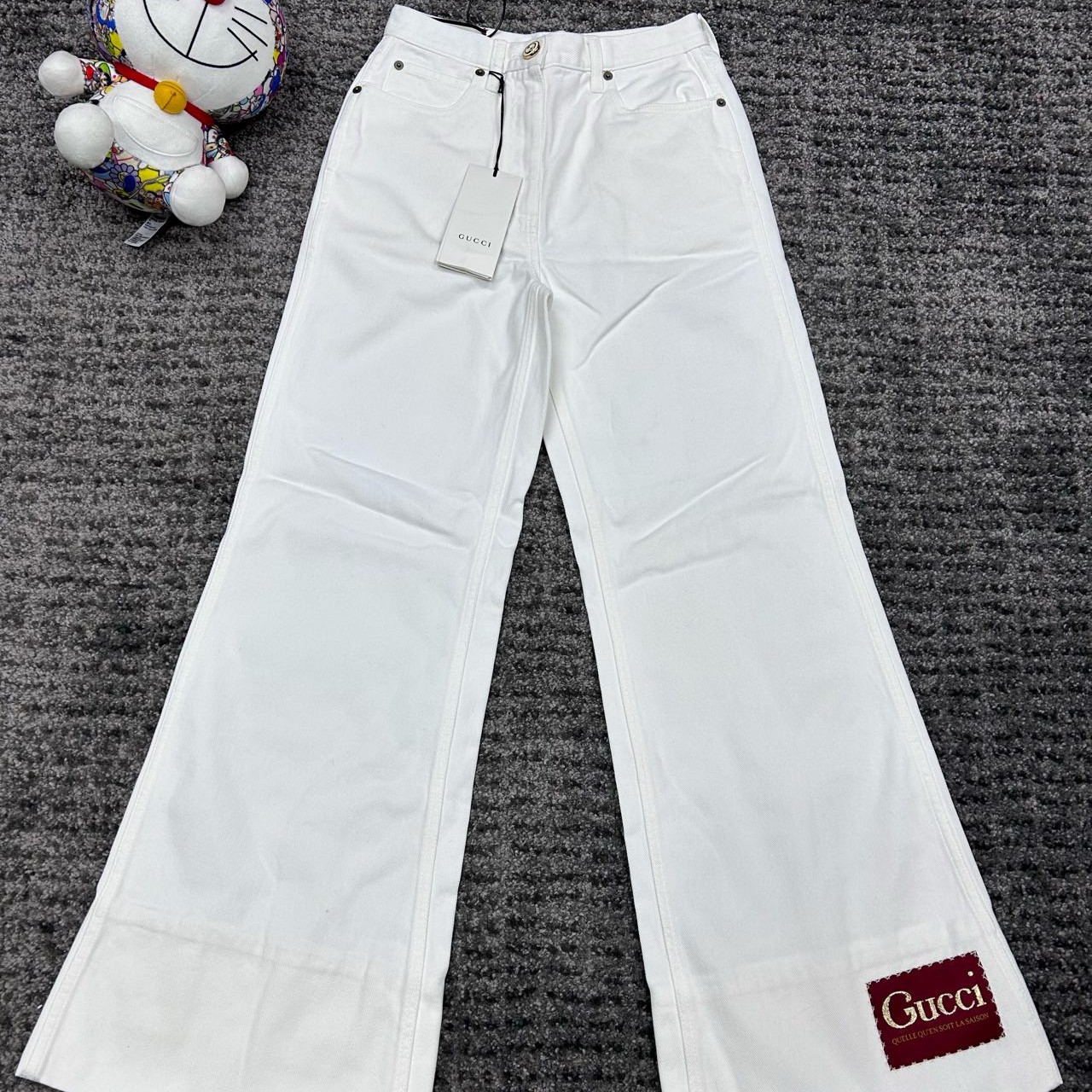 Gucci 金标高腰喇叭牛仔裤 尺码/24 成色/全新带吊 DY8066