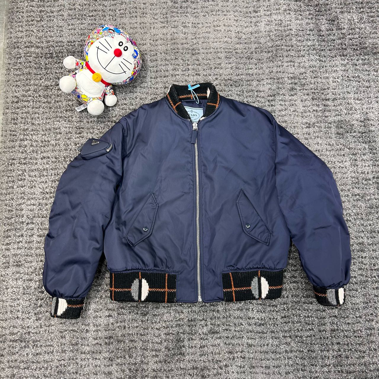 PRADA raf simons bomber 三角包空军夹克 尺码/XS成色/99 HZ5576