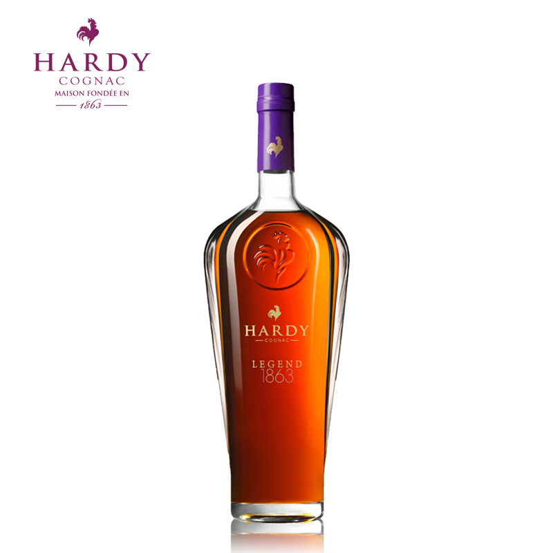 HARDY贺迪法国LEGEND系列传奇干邑白兰地700ml原瓶进口正品洋酒