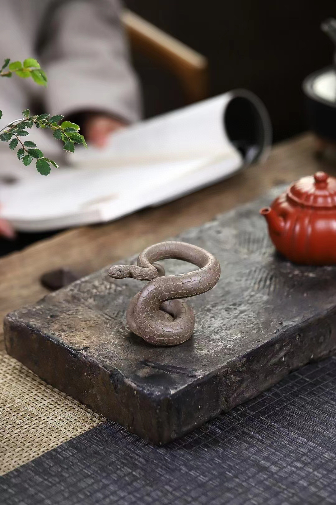 精品紫砂茶漏架 灵蛇茶漏架