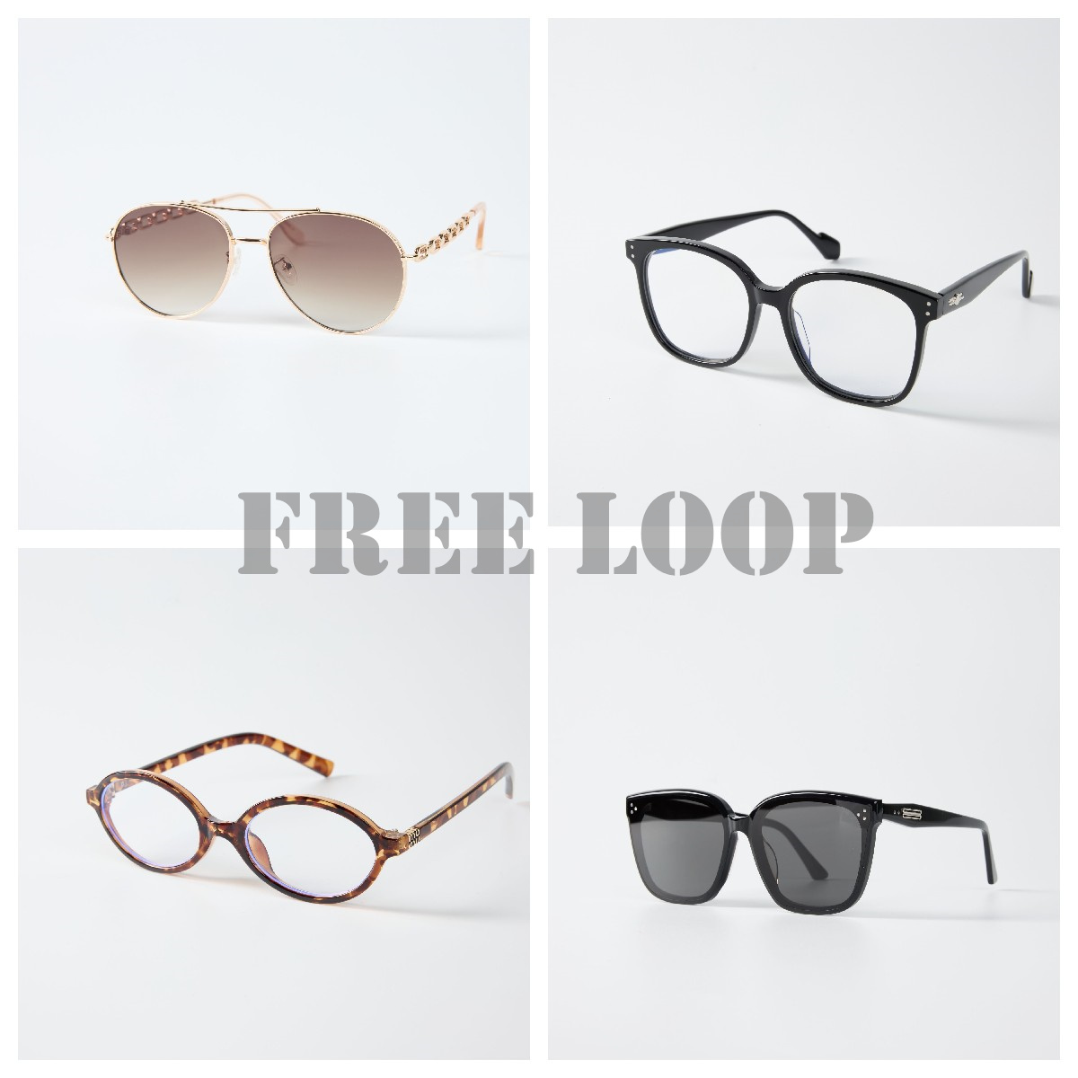 FREE LOOP【顺丰|运费险】 【你想要的眼镜都在这里】复古百搭眼镜