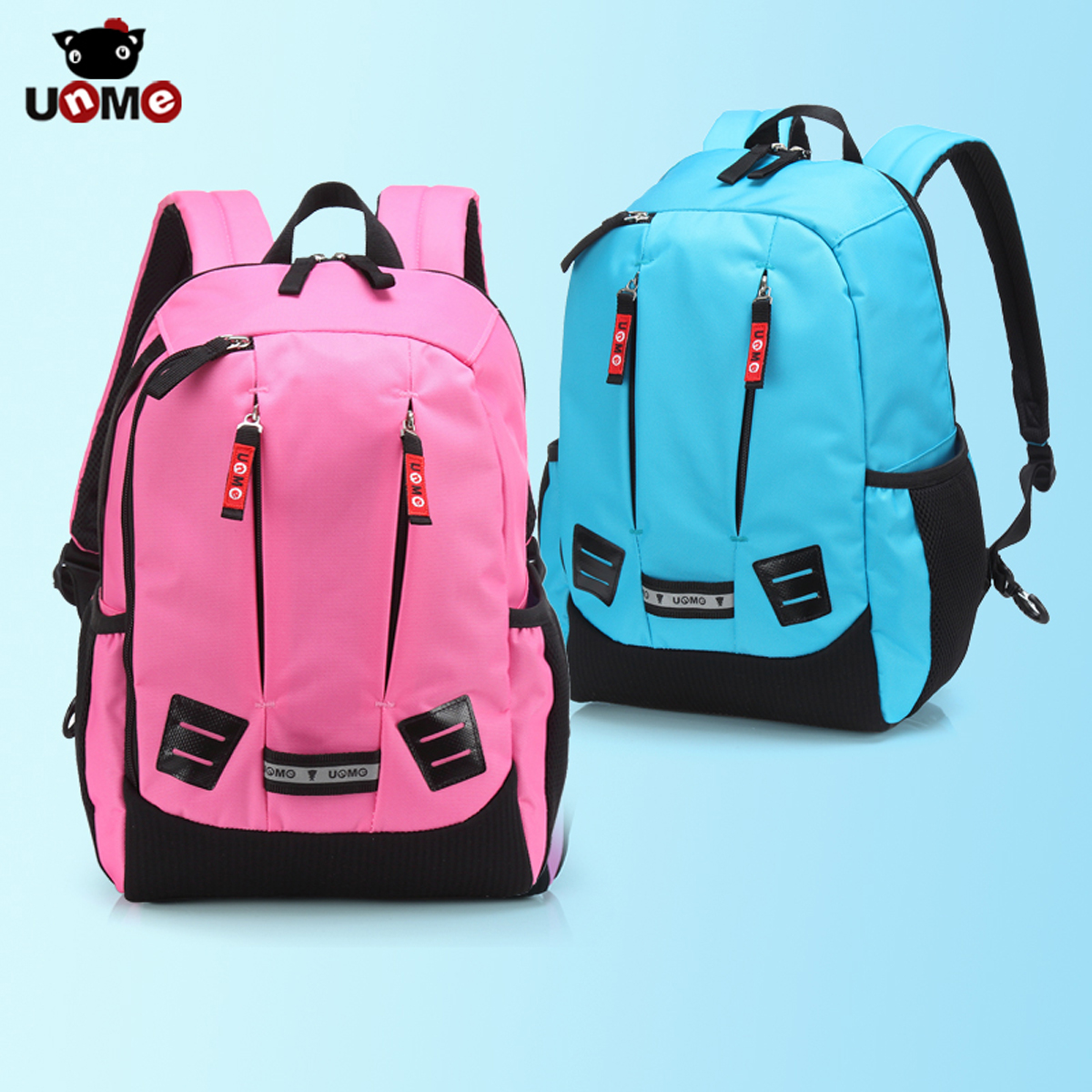 UnMe[清仓正品]台湾减负护脊超轻书包一年级儿童小学生书包双肩包