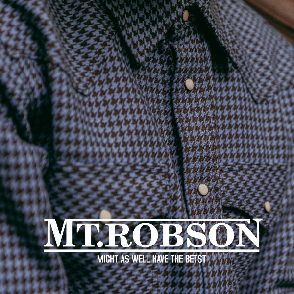 MT.Robson13.8oz超重磅衬衫 千鸟格美式复古西部牛仔厚实长袖男款