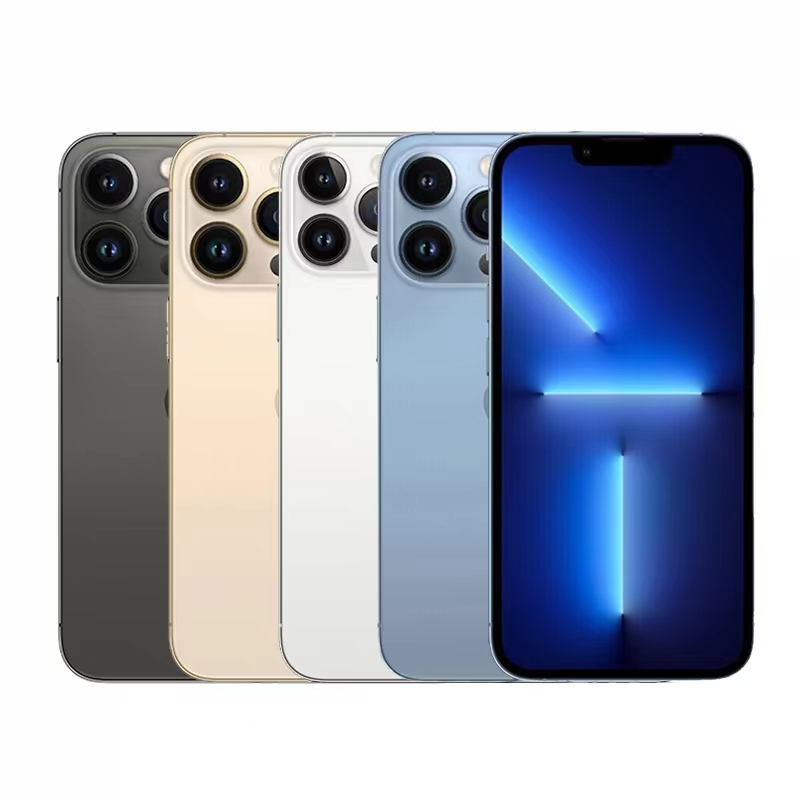 9新 Apple/苹果 iphone13pro 256G 白色 新换电池100国行双卡原装