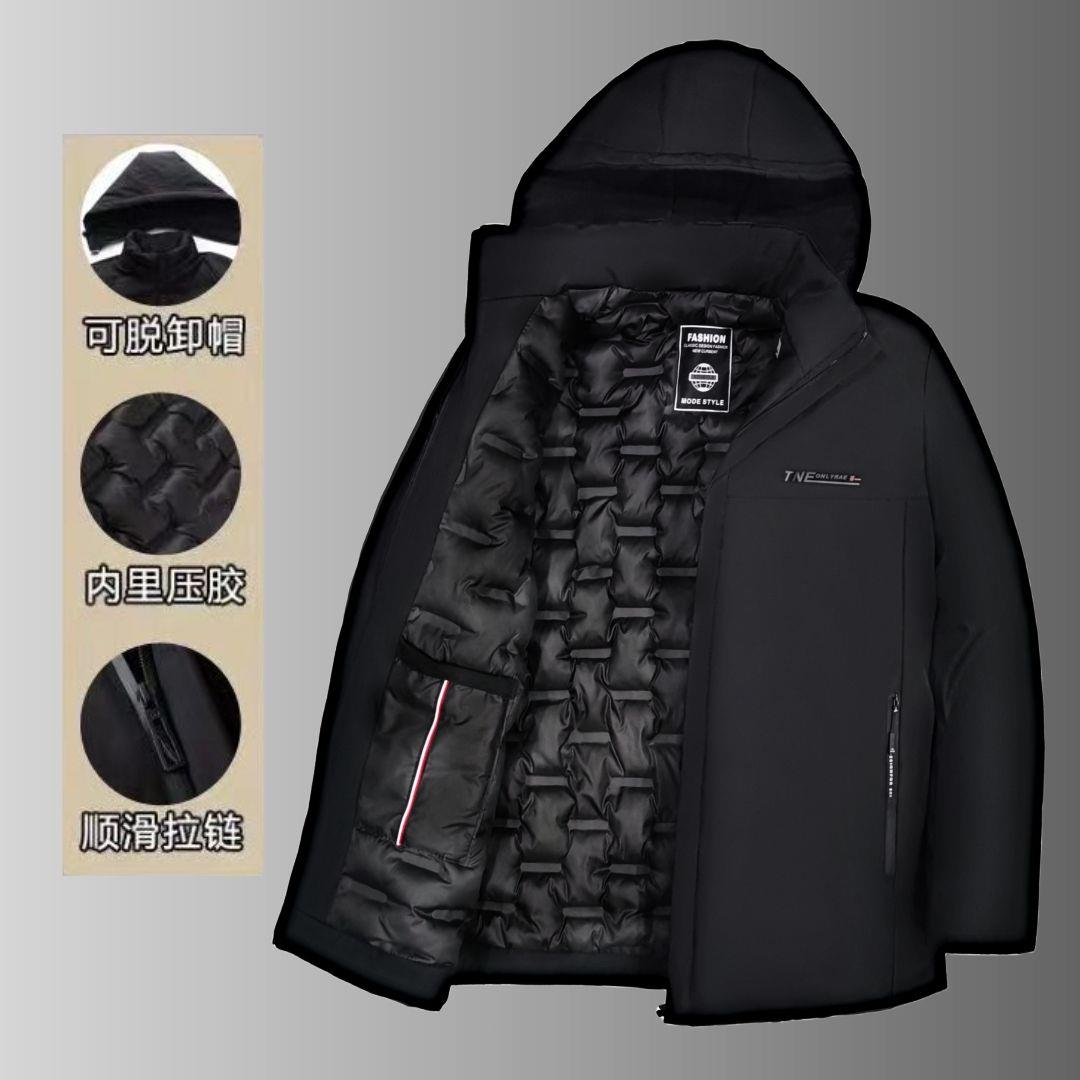 冬款波司 品牌新款羽绒服爸爸商务装冬季中老年男装外套加厚棉