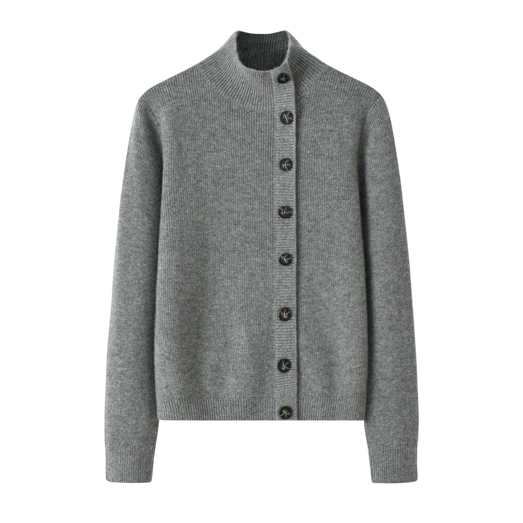 绒绮韵加厚上衣鄂尔多斯市原产地山羊绒高领单畦女套衫羊绒衫针织