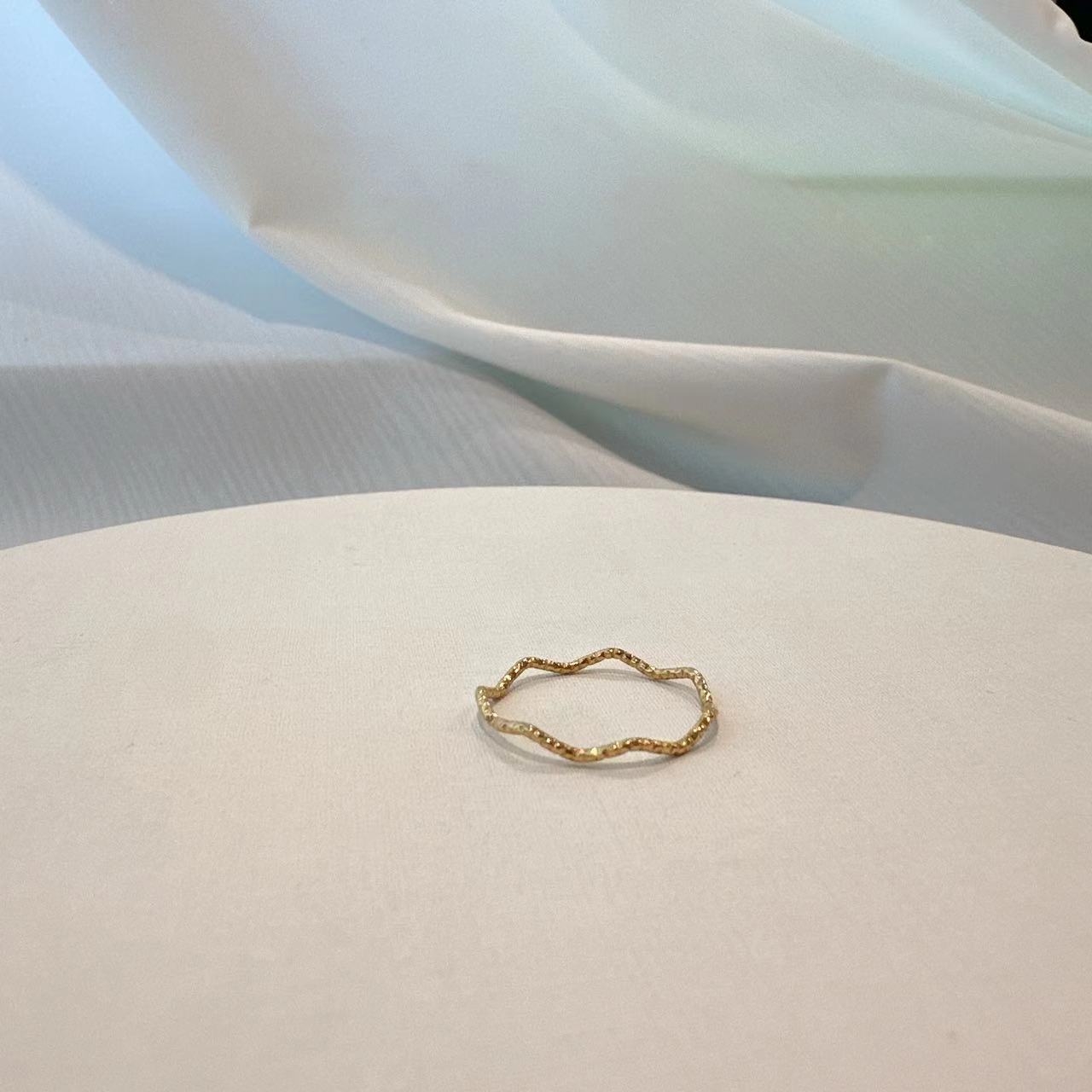 铜合金戒指 D334  气质轻奢时尚百搭小众简约戒指