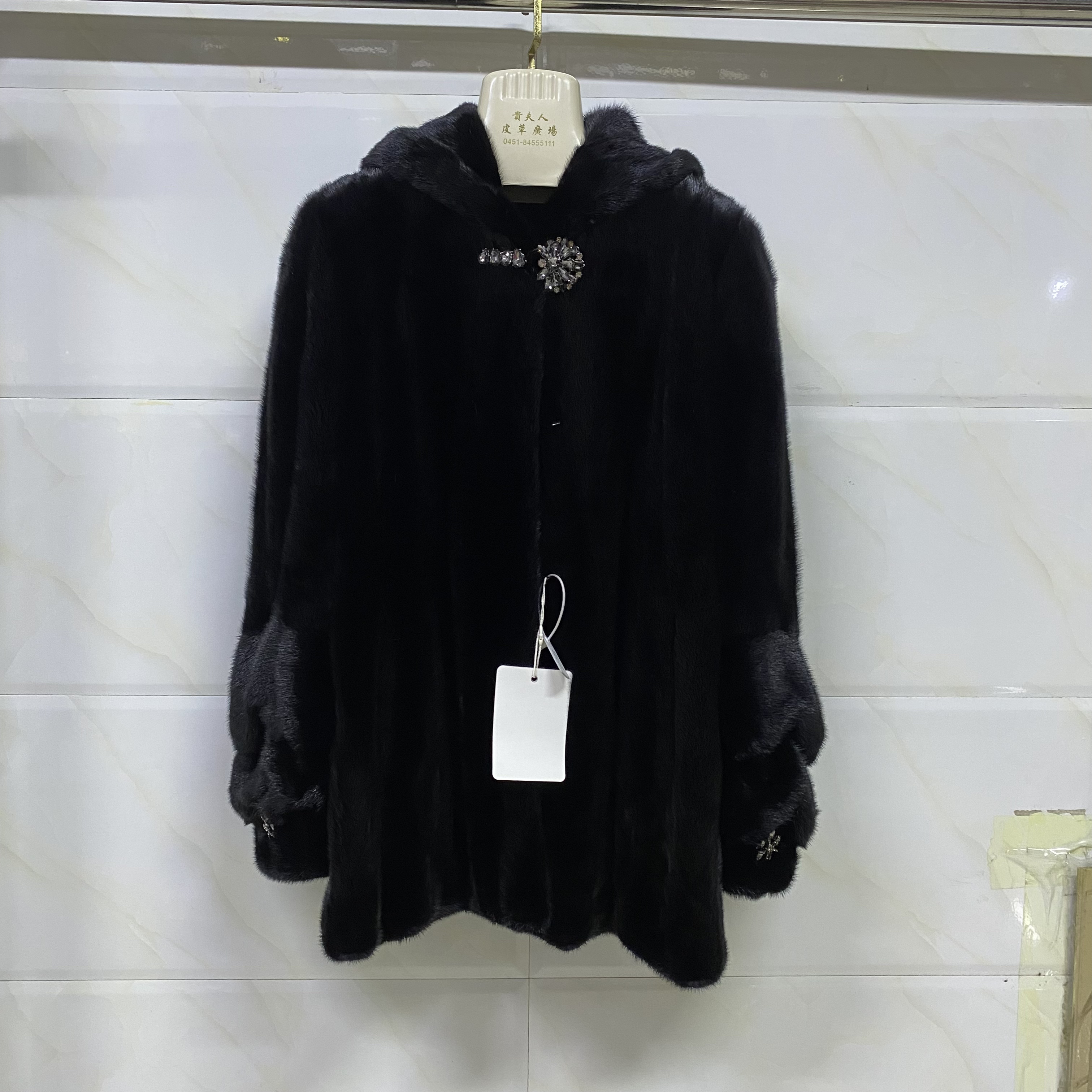 100斤以下 外套女水貂毛时尚百搭显瘦