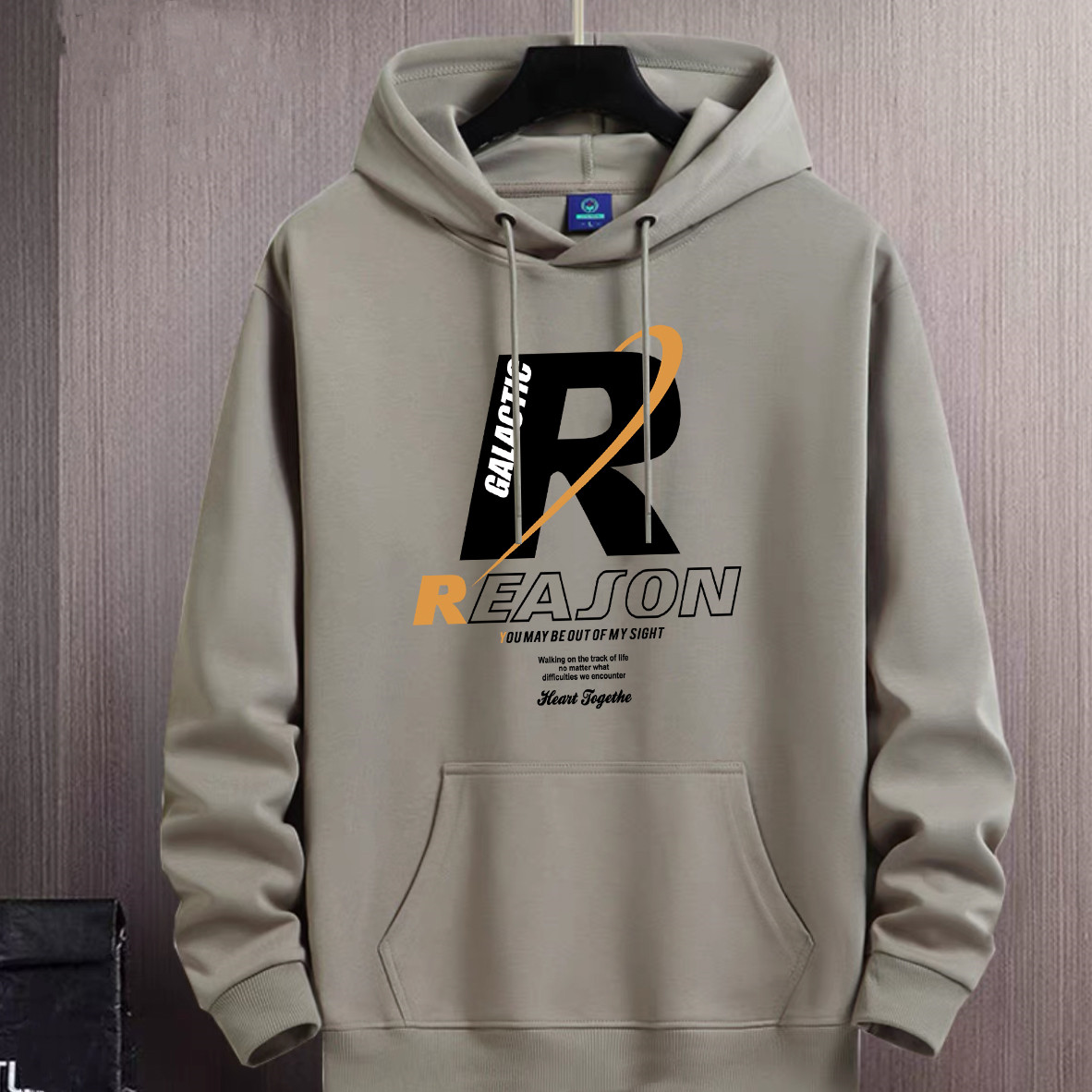 【专柜品质】秋冬新款华棉连帽卫衣宽松休闲韩版精梳棉男女同款