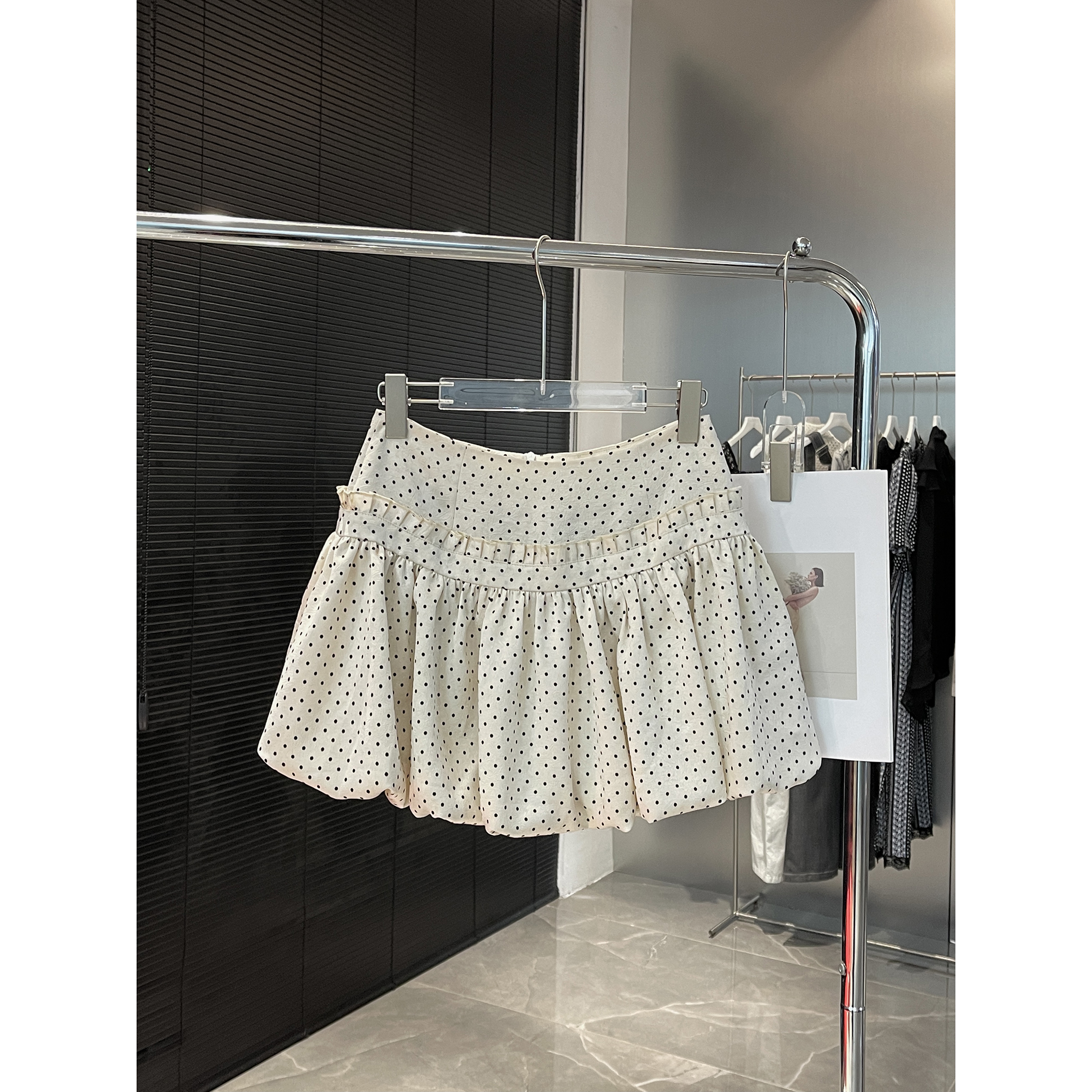 波点泡泡半身裙U2314（清）