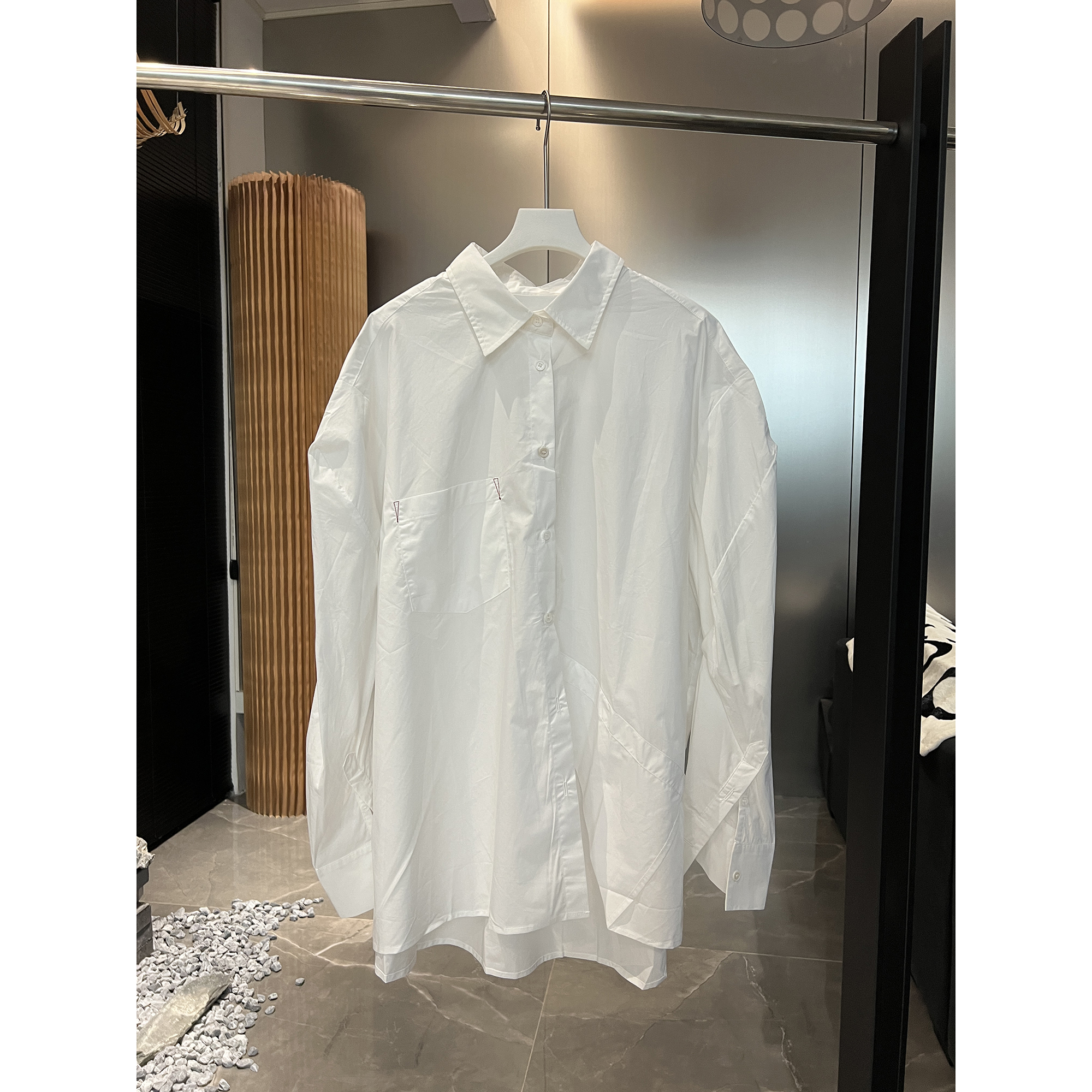 宽松白色衬衫2100901（清）