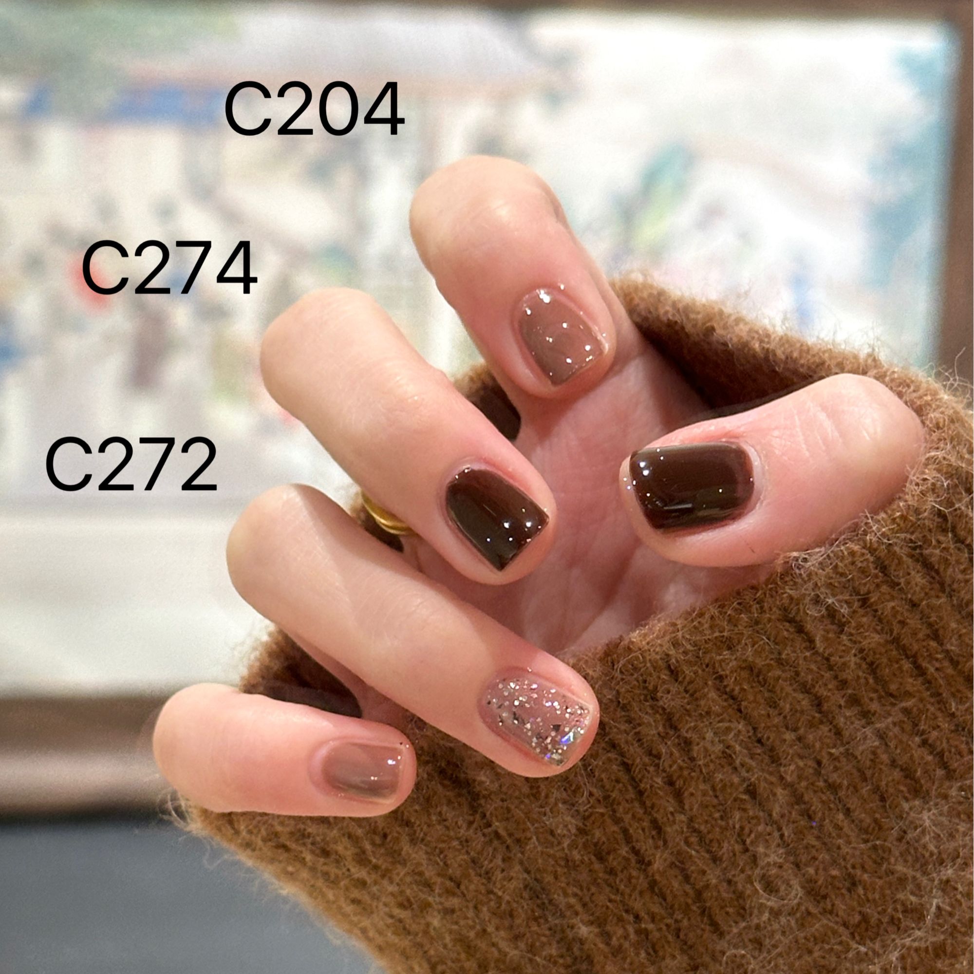 【2025秋冬色】Orange指甲油新款时尚免烤快干可撕拉秋冬显白