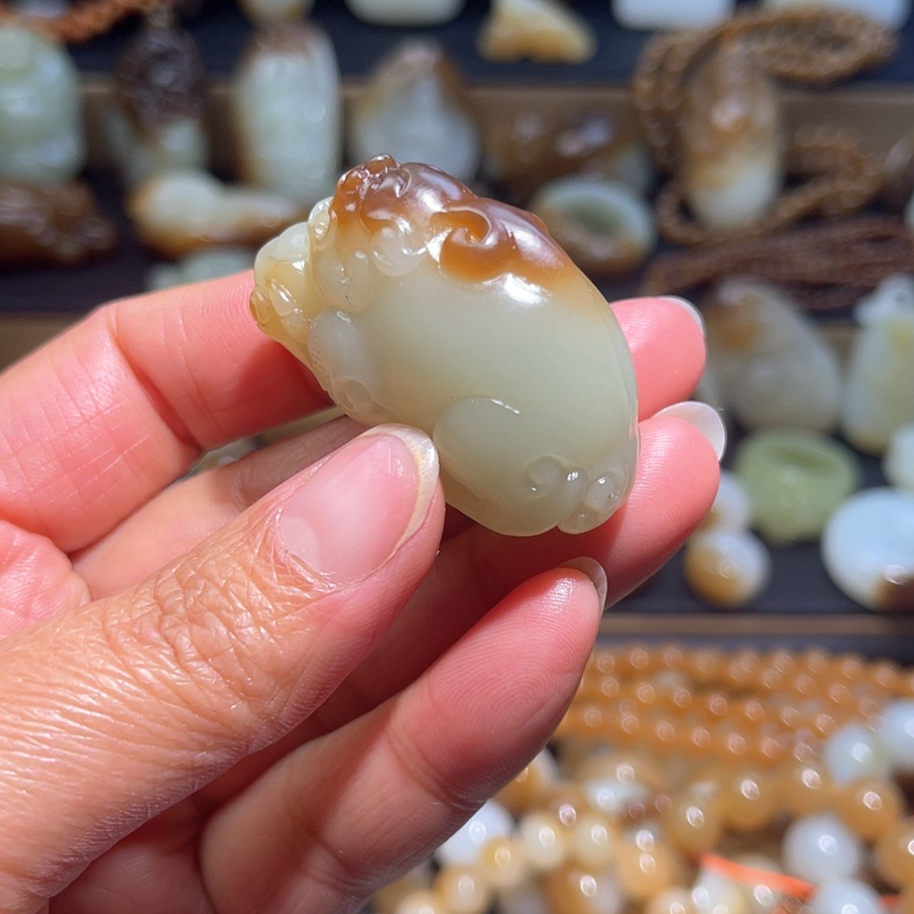 【闪购商品】和田玉（糖玉）挂件未镶嵌军