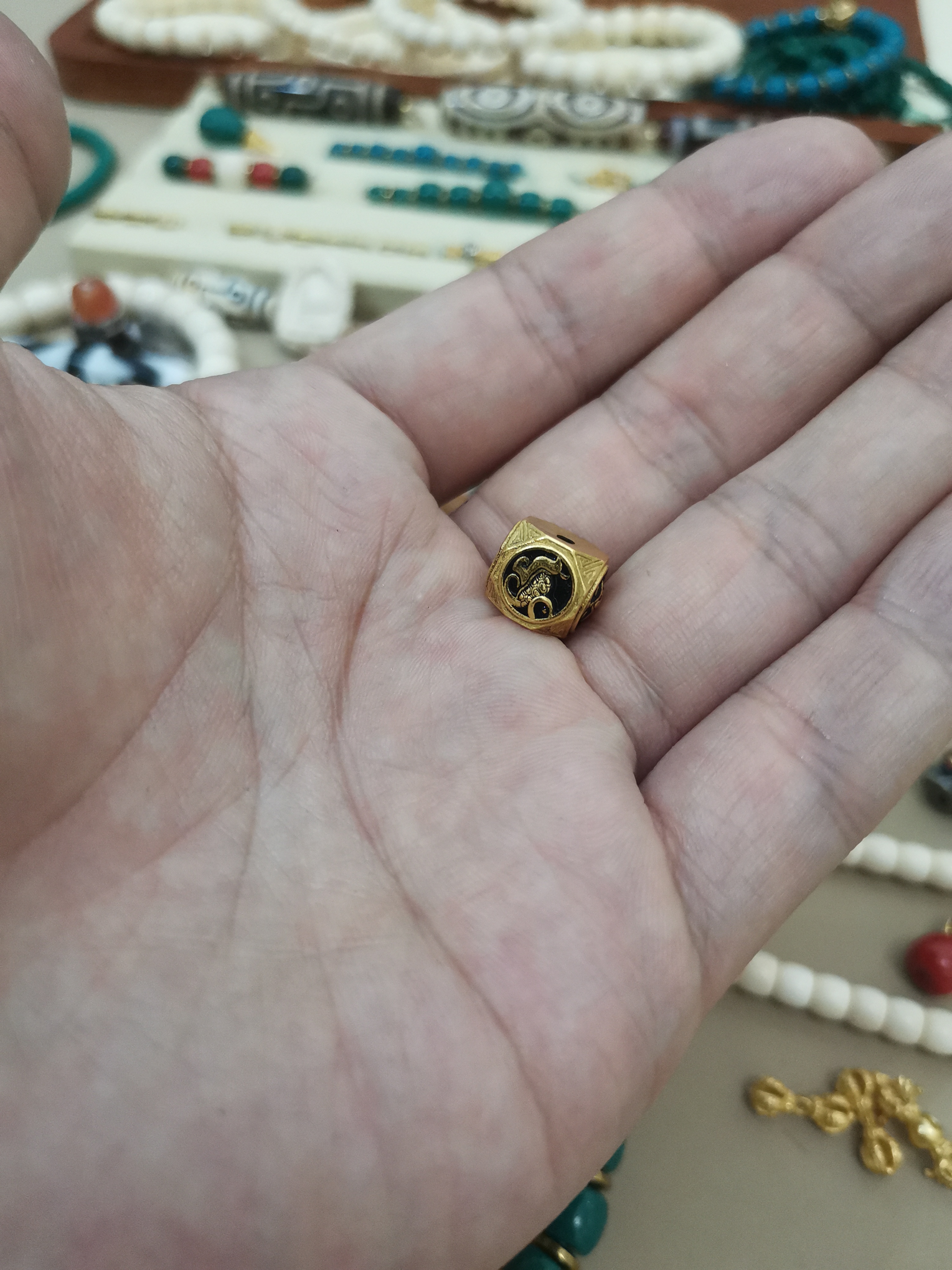 925银银制品 k10+六方四圣兽一个啊啊啊配饰