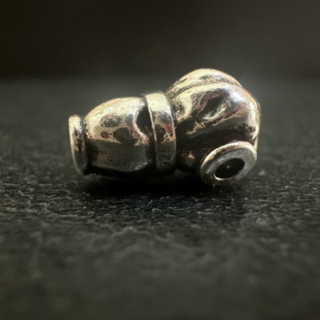 925银银制品 百香三通olo配饰一个对孔8.5*8*14mm复古