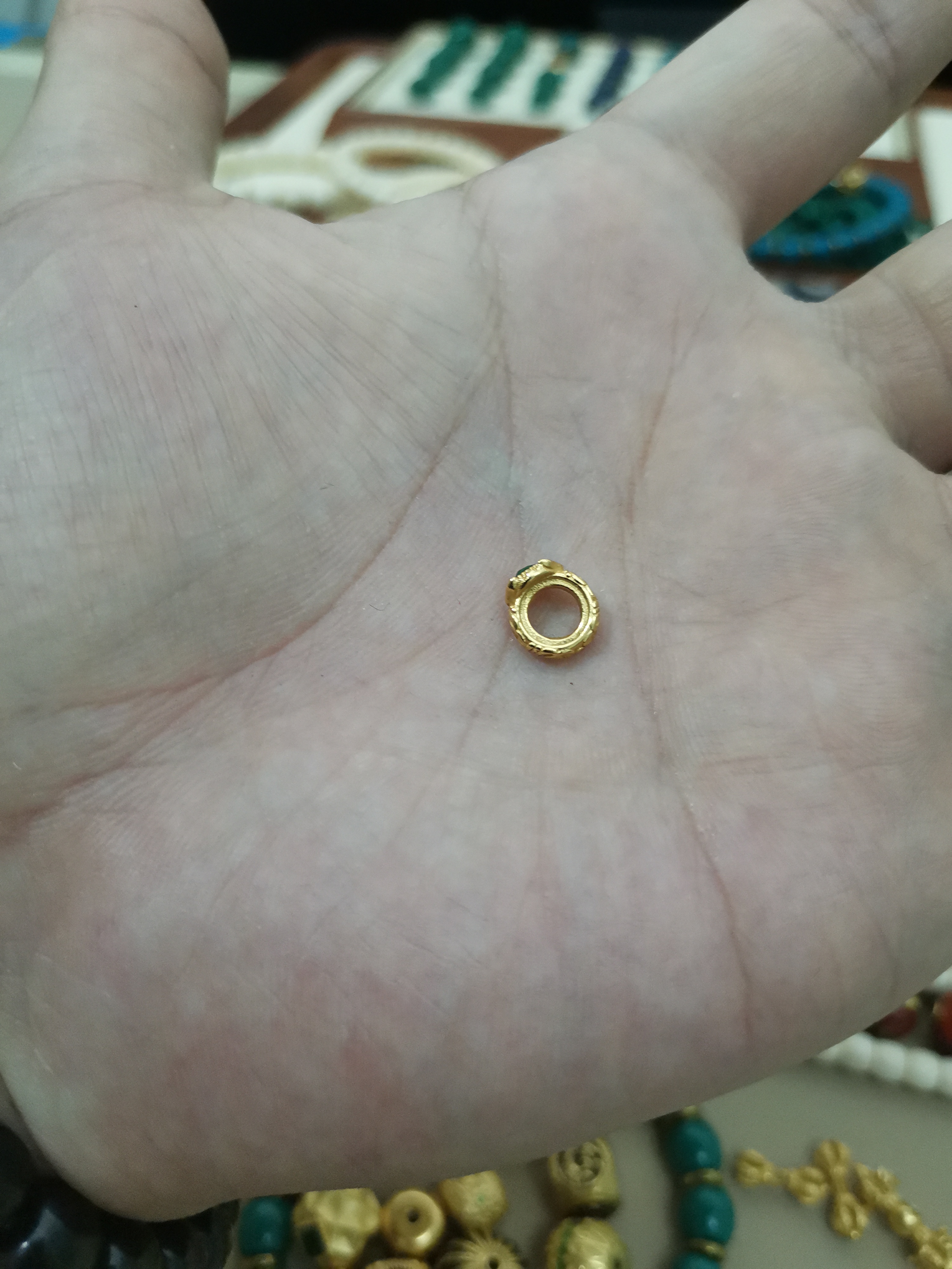 925银银制品 k8开环配饰一个啊啊啊